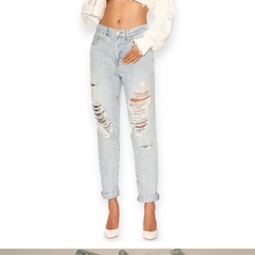 NEW Pistola Presley High Rise Relaxed Roller Jeans Hampton Size 27, MSRP $158